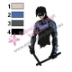 Nightwing Teen Titans Embroidery Design 07